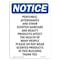Signmission OSHA Notice, 5" Height, Perfumes Aftershaves And Other Sign, 5" X 3.5", Portrait OS-NS-D-35-V-17176 - alternate 1